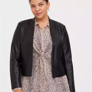 Torrid Black Blazer Sleek Modern Design